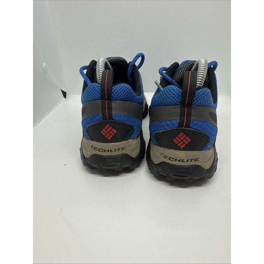Columbia Men's Hiking Shoe Size 7.5 Omnitech YM5381-487 Blue - Picture 4 of 7